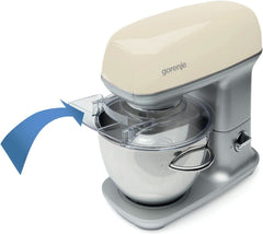 Gorenje MMC 1000 RL Küchenmaschine 7 Geschwindigkeitsstufen/Schüssel 4,5 Liter/ 1000 W Motorleistung / 3D Mixen/Supersilent/Easyclean/Überhitzungsschutz/Drehzahlregulierung/Champagne Mutter und Kind Naty Shop