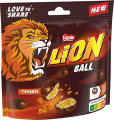 Pachet de bile Nestlé cu lapte, alb, caramel Lion (3 x 130g)
