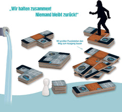 Moise. Sebastian Fitzek Underground, un joc thriller 3D inovator pentru fanii jocurilor de evadare, un joc de societate cooperativ de Marco Teubner cu diferite niveluri de dificultate, pentru vârste de 12 ani și peste.