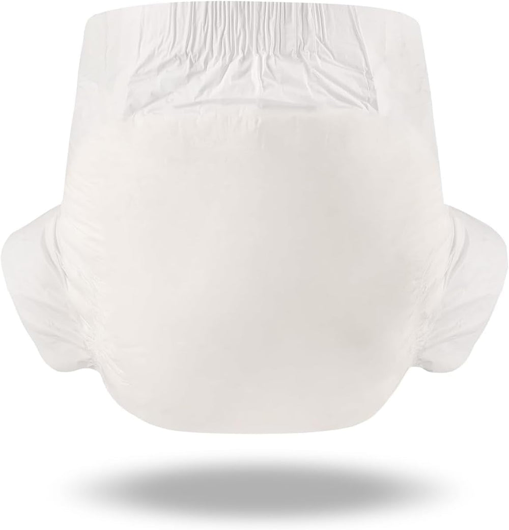 Scutece pentru adulți CutiePlusU, suprafață uscată, absorbție maximă peste noapte, scutec de incontinență de unică folosință – albastru, roz, alb, 3 bucăți (medii 71-96 cm)
