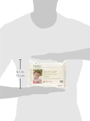 Eco by Naty Babycare, Șervețele umede ecologice pentru bebeluși, fără parfum, 56 de scutece