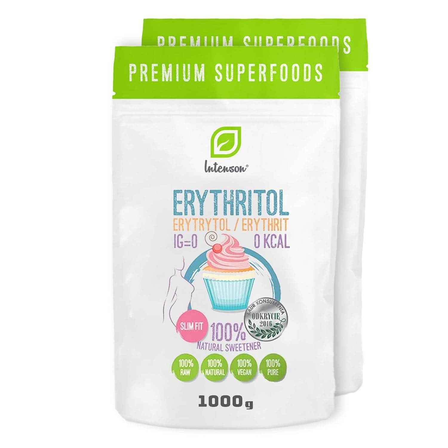 Erythritol – Natürliche Zuckeralternative, 2 kg Süßstoffe Naty Shop