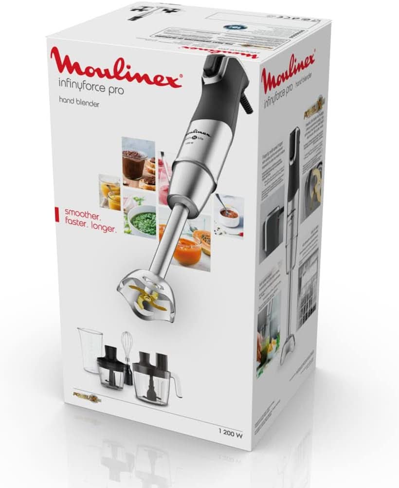 Infinyforce Pro Standmixer 1200W, Hochleistungsklingen, Schnelle Ergebnisse, Ergonomische Geschwindigkeitsregelung, Geschwindigkeitsregelung, Abnehmbare Spülmaschinenfeste Teile DD95JD10 Bucatarie Naty Shop