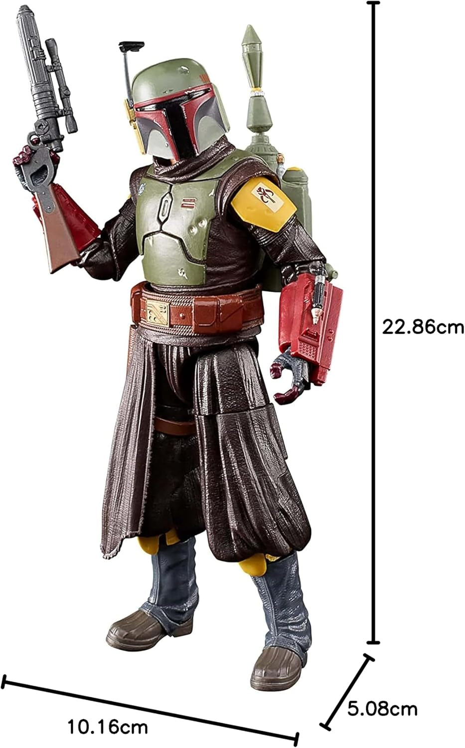 Star Wars Hasbro Black Series Boba Fett (Throne Room): The Book of Boba Fett Sammelfigur, für Kinder ab 4 Jahren, mehrfarbig, 15 cm Höhe, Actionfiguren Naty Shop