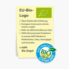 Hipp Bio-Nudeln mit Schinken und Gemüse, 6er Pack (6 x 220 Gramm) Mutter und Kind Naty Shop