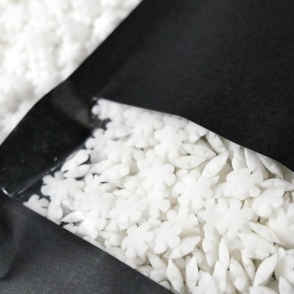 Streusel Hero, sprinkles fulgi de zăpadă, diverse cantitati Sprinkles Naty Shop