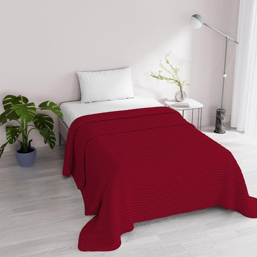 Sommerdecke Satinstreifen, Polyester, Creme, 260 x 250 cm Steppdecken und Steppdecken Naty Shop Bordeaux 170 x 250 cm