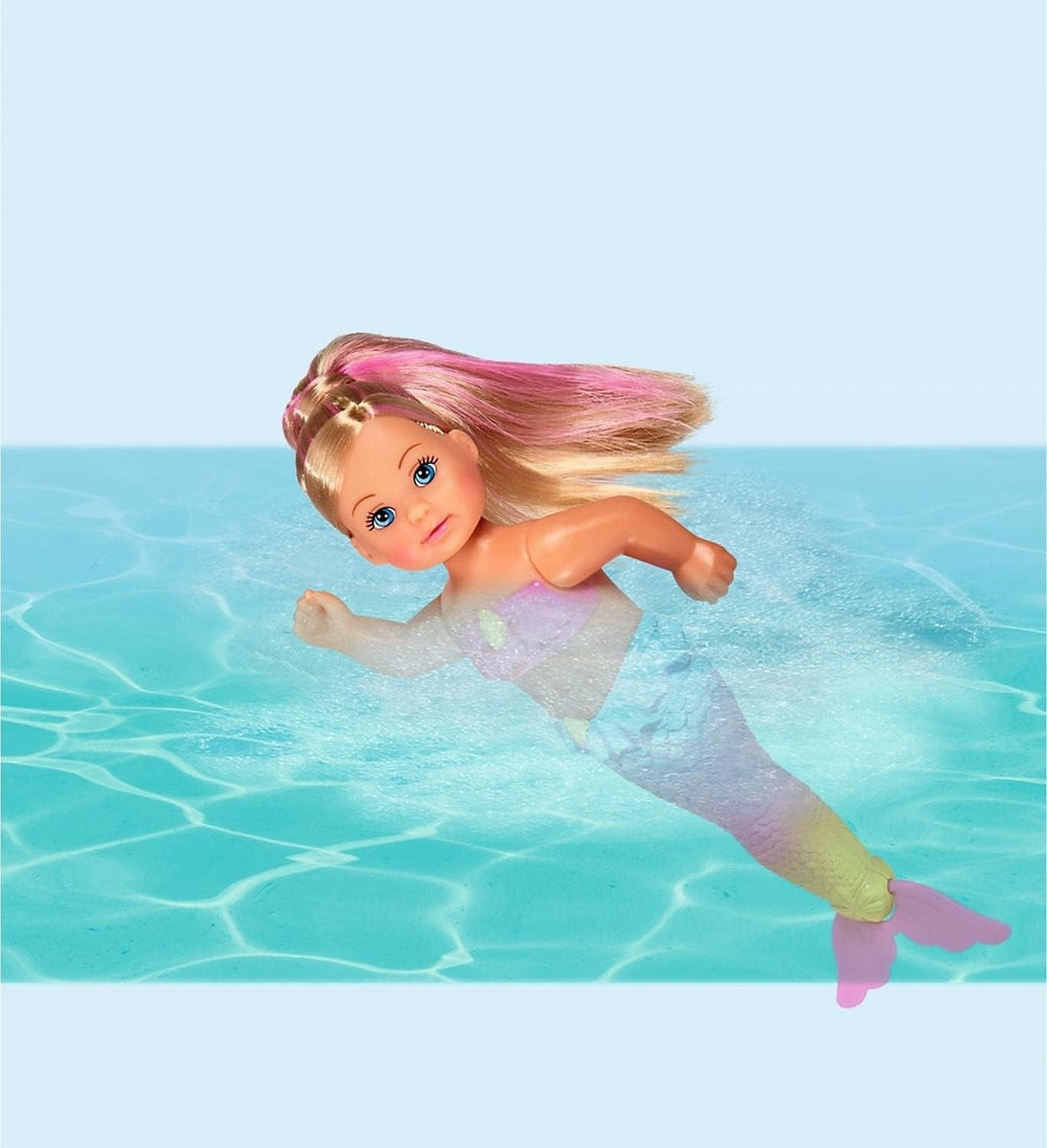 Simba 105733318 Evi Love Swimming Mermaid Puppe, Mehrfarbig, One size