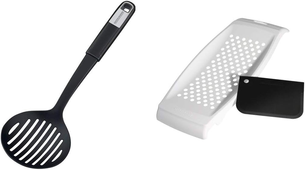 Fackelmann Spätzlereiben mit Teigschaber Schäler Naty Shop Set 2-teilig