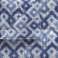 Lenjerie de pat italiană, cuvertură de vară de bază, microfibră imprimată, 250X240Cm, Rombi Plapumi si pilote Naty Shop