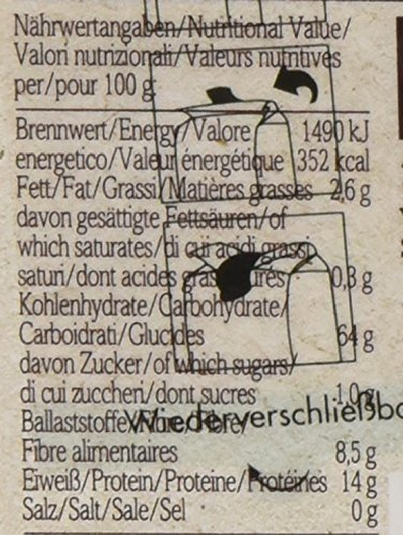 Verival Urkornflocken - Bio, 6Er Pack (6 X 500 G) Cereale Naty Shop