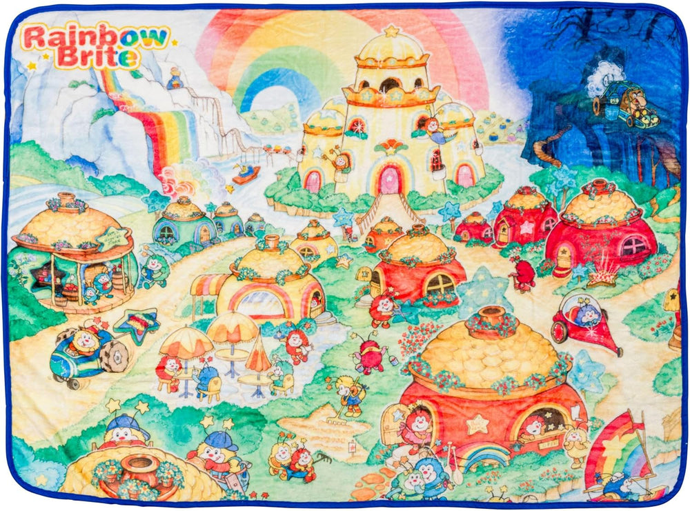 Silver Buffalo Garfield Hängedecke, Fleece, 114,3 x 152,4 cm. Betten und Decken Silver Buffalo Rainbow Brite Rainbowland