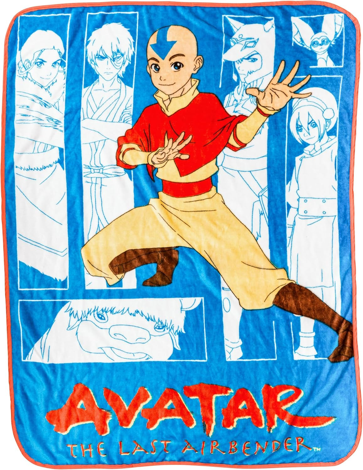 Silver Buffalo Garfield Hängedecke, Fleece, 114,3 x 152,4 cm. Betten und Decken. Silver Buffalo Avatar The Last Airbender