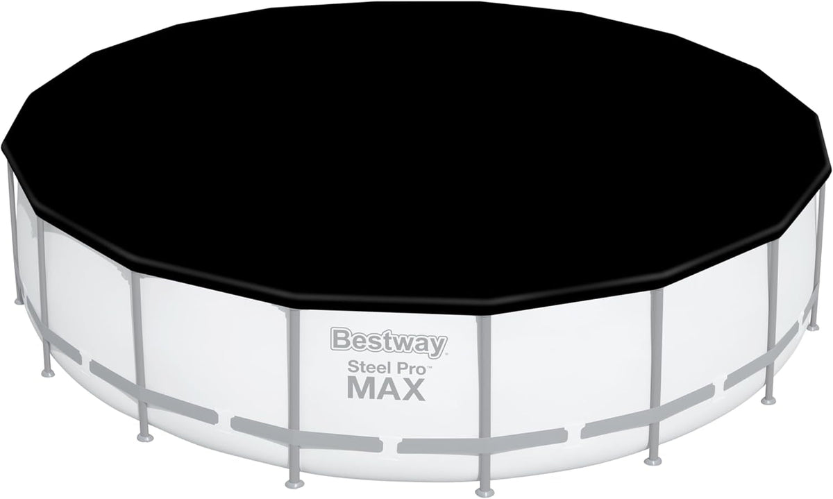 Prelată Bestway din PVC Ø 555 cm, neagră, rotundă