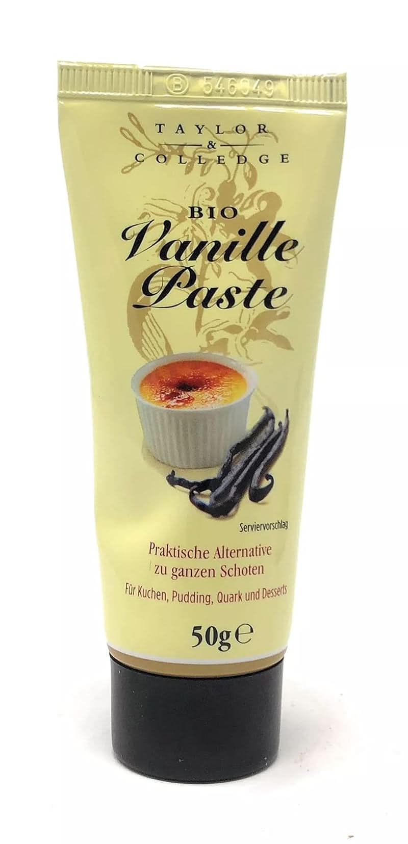 Bio-Vanillepaste aus der Tube, 50 Gramm Aromen Naty Shop