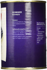 Schwarze Bohnen, 12er Packung (12 x 425 ml)