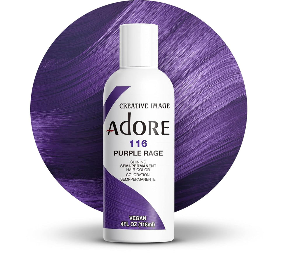 Coloure Purple Rage 4Oz , 118.3 Ml (pachet de 1) Vopsea pentru par Naty Shop 116 Furie purpurie 118 Ml (1 pachet)