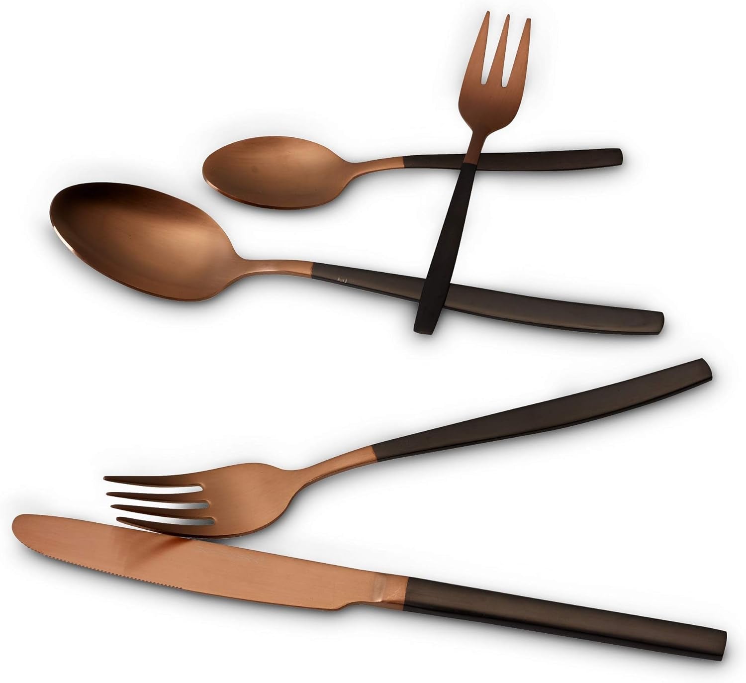 Besteckset Echtwerk Positano Due-Bronze, Black Edition, 20-teilig, 4 Personen Kitchen Naty Shop