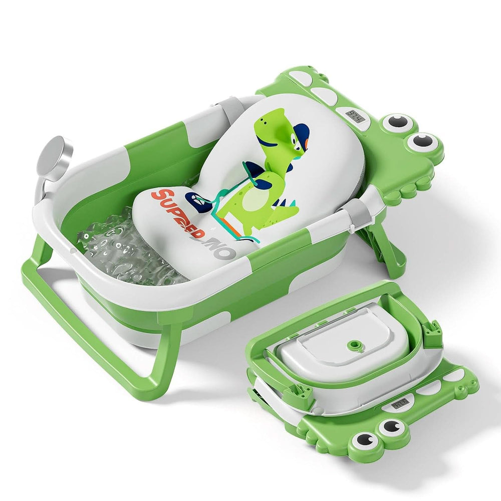 Faltbare Babybadewanne mit Badekissen und integriertem Thermometer Mutter und Kind Naty Shop