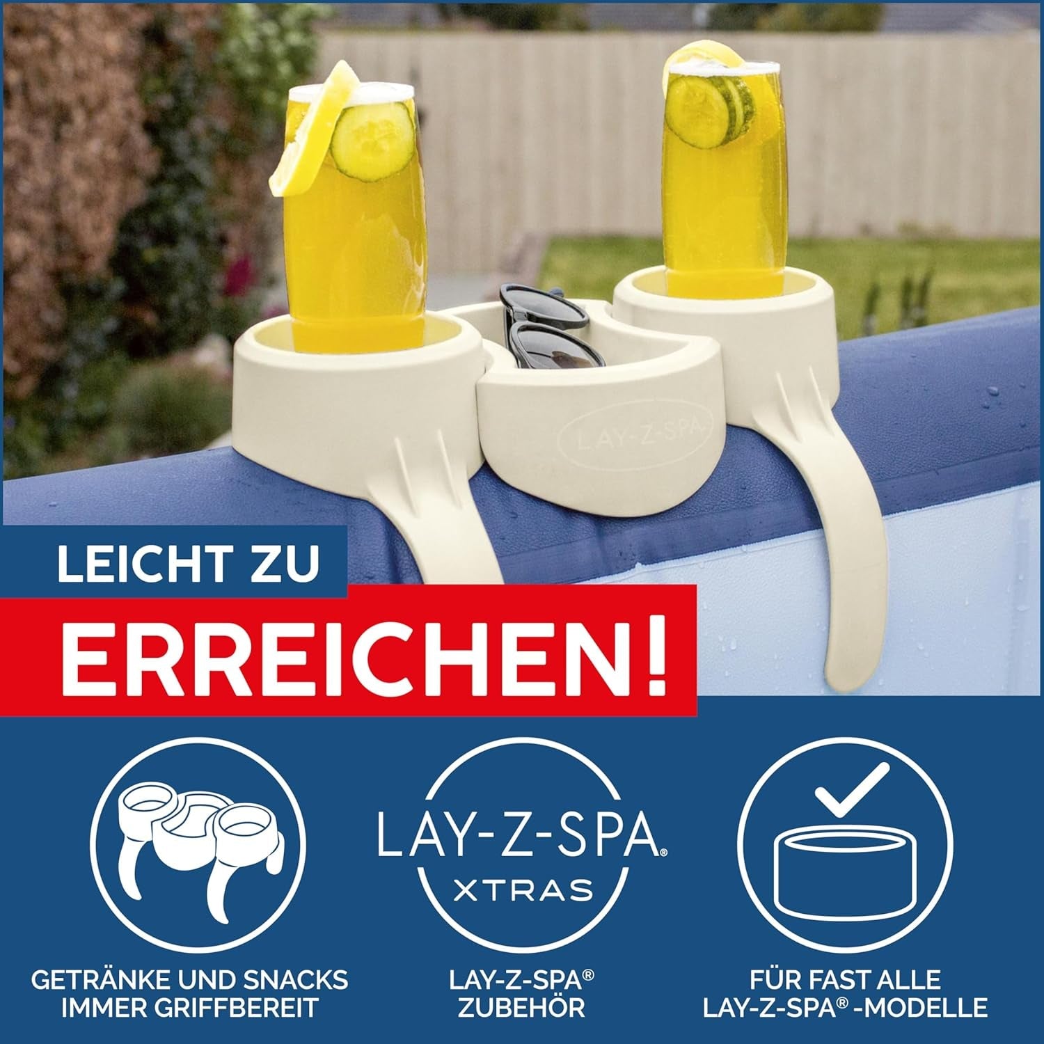 Set suporturi pentru băuturi Bestway Lay-Z-SPA® 35 x 2,32 x 20,5 cm
