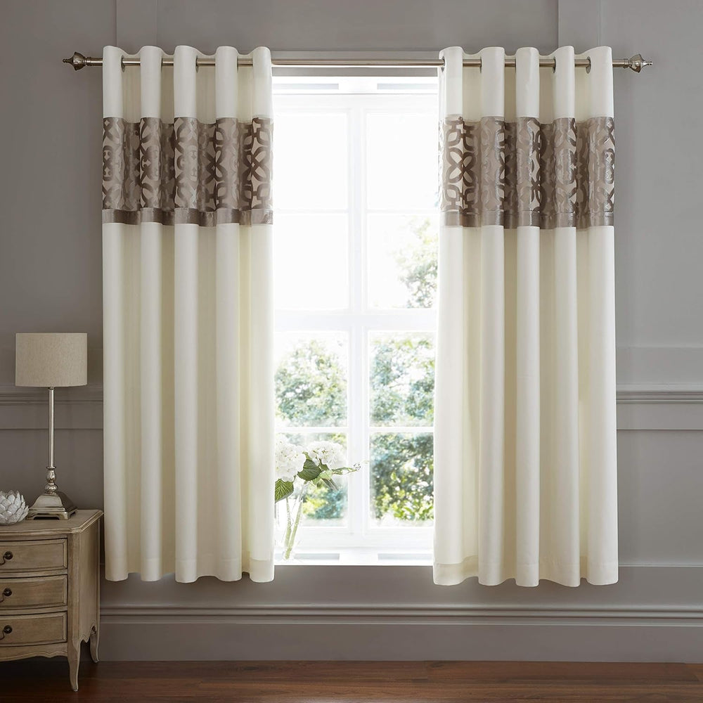 Catherine Lansfield Lattice Cut Velvet, Natural, cuvertură de pat - 220X230Cm Paturi si Cuverturi Catherine Lansfield H183 X L168 Cm (pachet de 2)