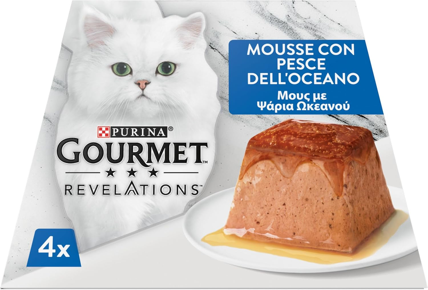 Hrană umedă pentru pisici Revelations cu pește oceanic, 24 x 57 g