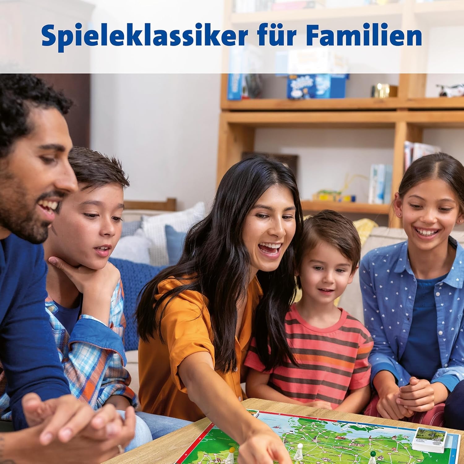 Ravensburger Familienspiel 26492 – Deutschlandtour – Familienklassiker, ab 8 Jahren – Gesellschaftsspiel, Deutschlandreise, Brettspiel für bis zu 6 Spieler, ab 8 Jahren