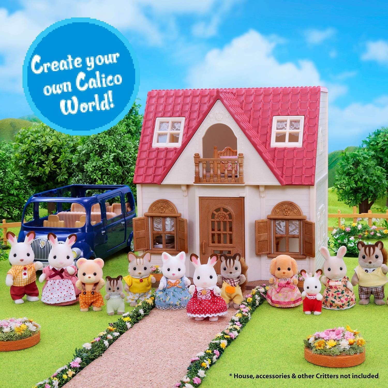 Sylvanian Families L5458 Perserkatzen Drillinge - Figuren für Puppenhaus