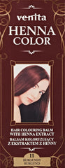 Henna Color 111 Balsam natural pentru păr blond Culoarea părului Efect de colorare a părului natural Henna Eco Vopsea pentru par Naty Shop Culori burgundy 75 Ml (1 pachet)