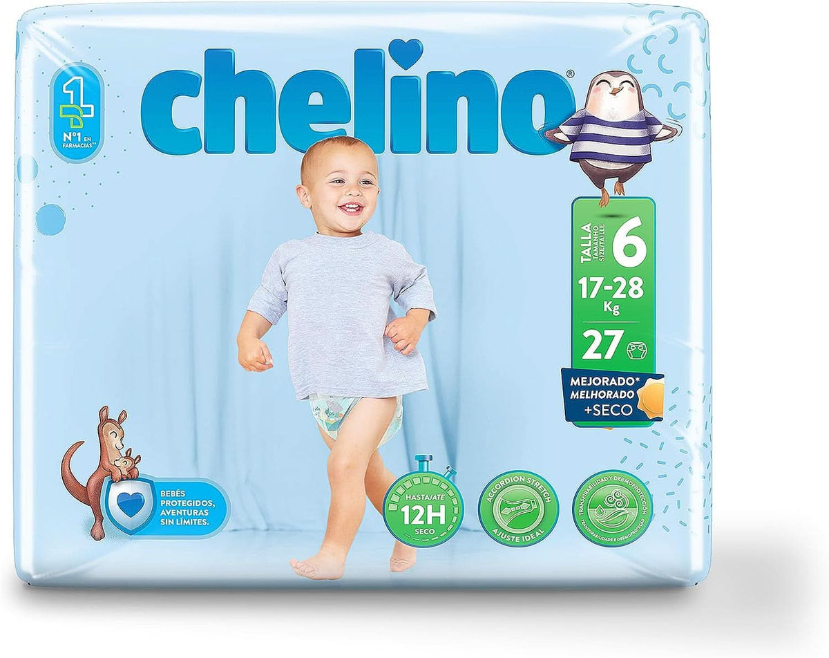 Lindas Fashion and Love XL Windeln, Größe. 6 (17-28 kg), 27 Stück Mutter und Kind Naty Shop