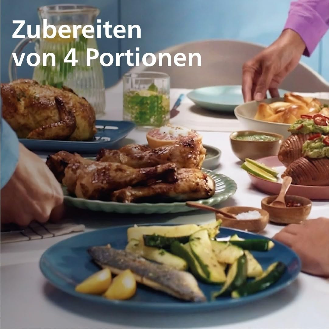 Philips Dual Basket Airfryer 3000 Series mit Frühstücksset, 9 Liter, 2 Schubladen Haushaltsgeräte Naty Shop