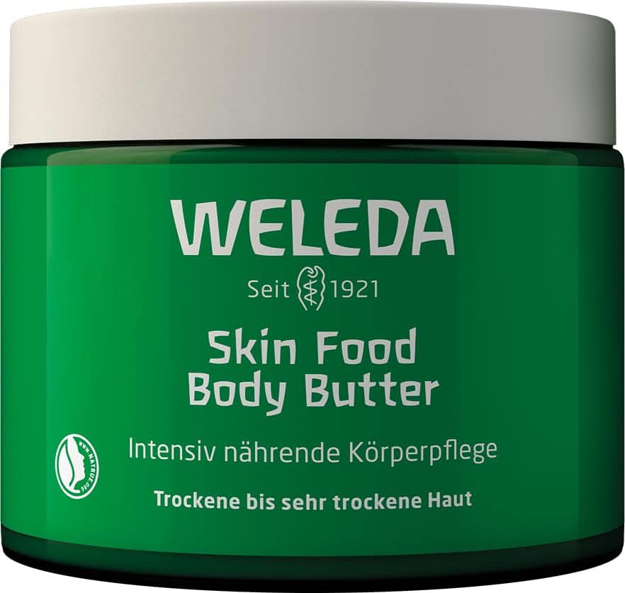 WELEDA Organic Skin Food Body Butter, Unisex-Körperpflegecreme zur Pflege trockener und rauer Haut, 150 ml Dusche und Bad Naty Shop