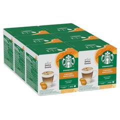 STARBUCKS Caramel Macchiato by Nescafé Dolce Gusto Kaffeekapseln 6 x 12 (72 Kapseln)