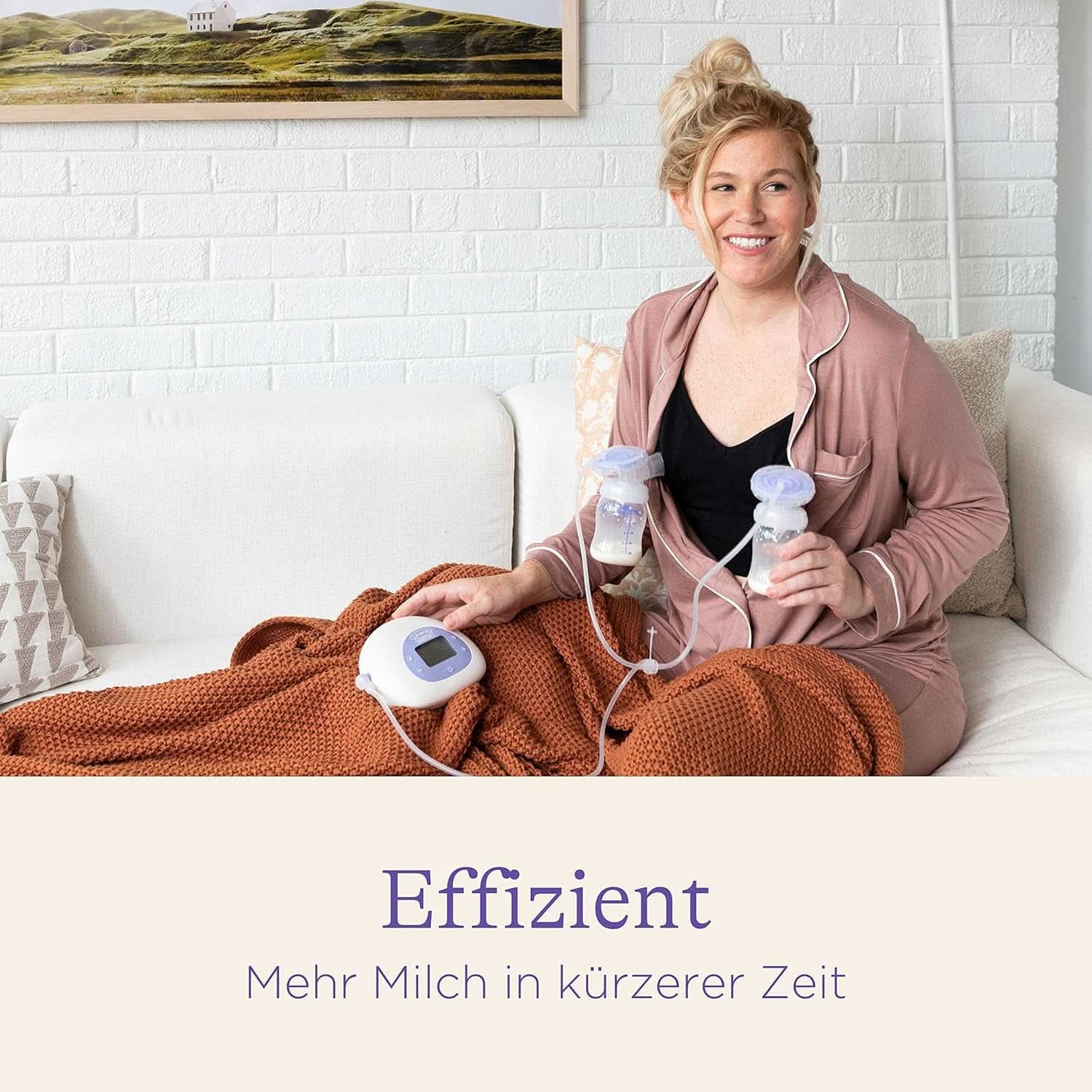 Pompă de sân electrică Lansinoh 2 în 1 - afișaj LCD iluminat - pompare pe una sau ambele părți - reglabilă individual - mai mult lapte în mai puțin timp Accesorii Hrana si Alaptare Bebe Naty Shop