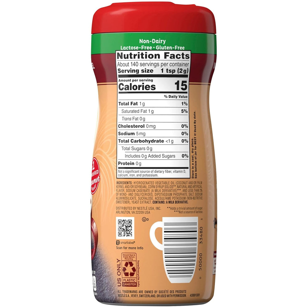Coffee-Mate Vanilla Caramel, Sugar-Free Powdered Coffee Creamer, Kaffeesahne Pulver - Vanille Karamell - OHNE ZUCKER! aus USA