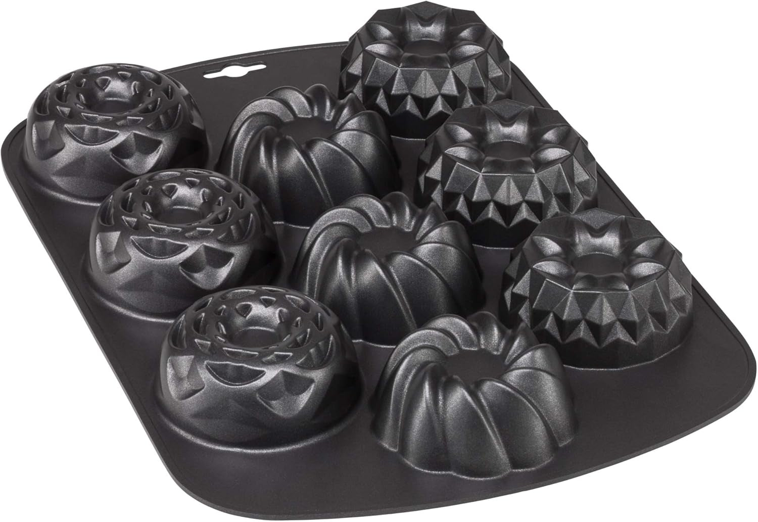 Backform für 9 Muffins Gugelhupf Original Kaiser Inspiration, 38 x 27 cm, antihaftbeschichtet Naty Shop