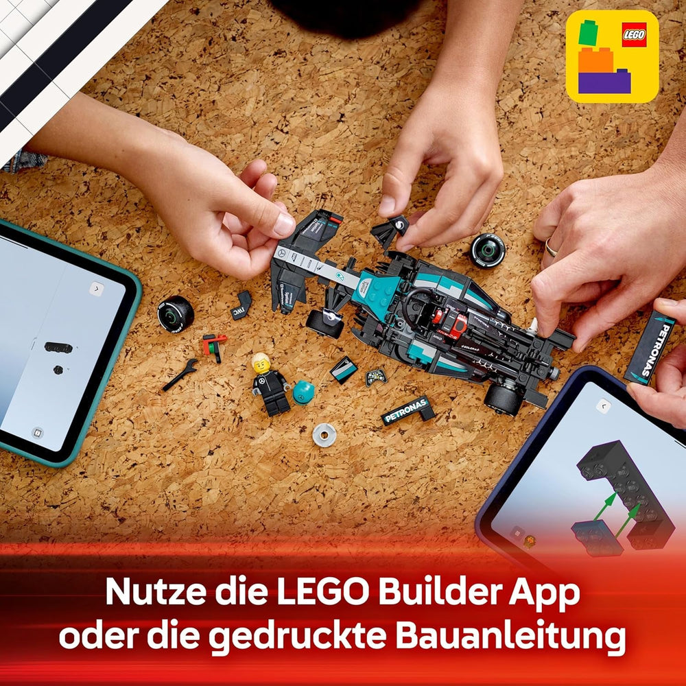 LEGO Speed Champions Mercedes-AMG F1 W15 Rennauto - Spielzeug mit Formel 1 Minifigur - Modell Auto zum Sammeln und Bauen - Geschenk für Jungen & Mädchen ab 10 Jahren oder Erwachsene Fans 77244