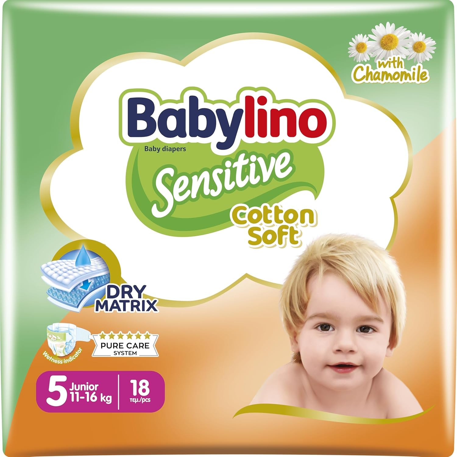 Scutece pentru bebeluși Sensitive mărimea 4, Maxi (8-13 kg), 20 bucăți