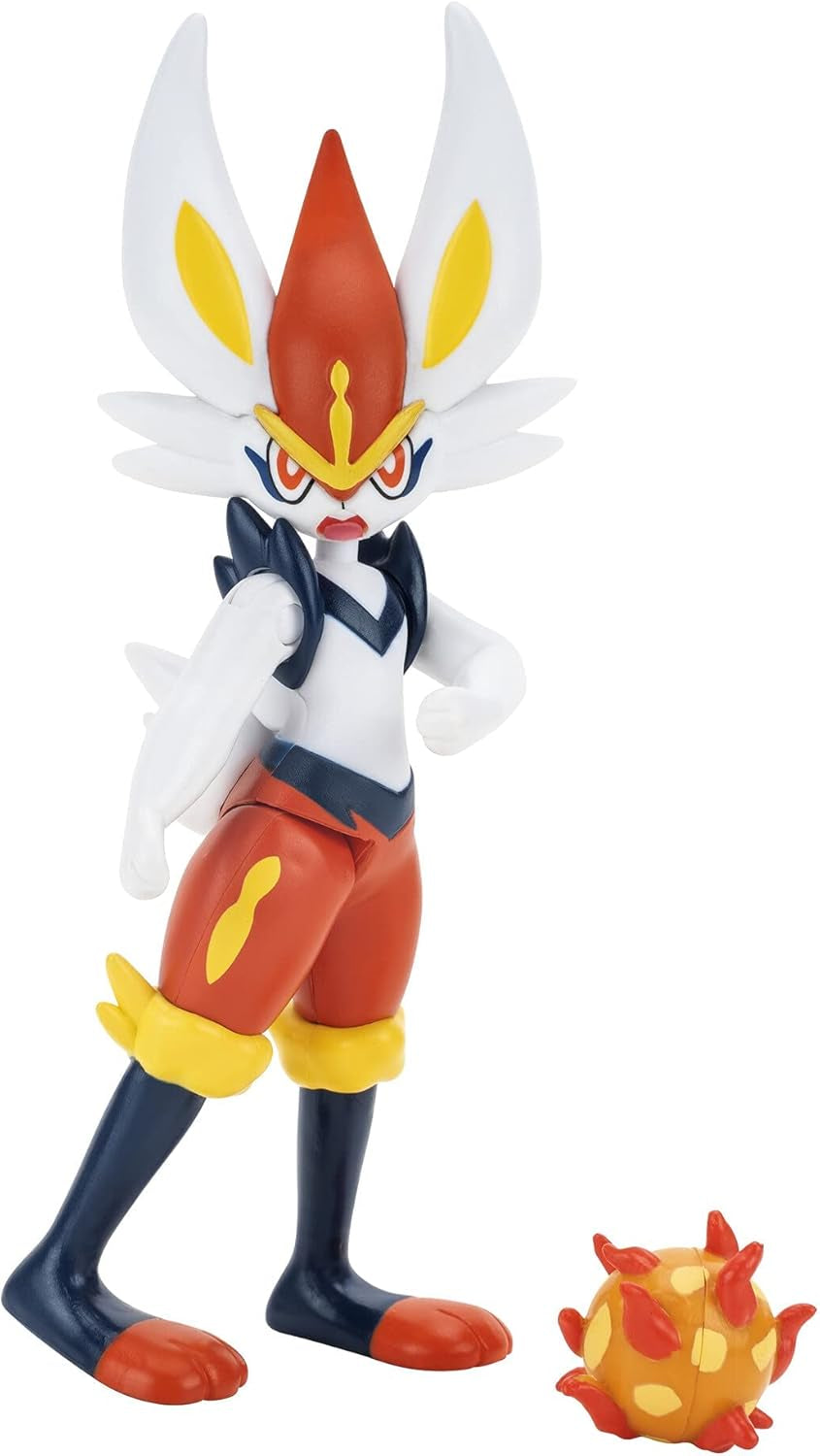 Pokémon PKW0164 – Battle Feature Figure – Liberlo Offizielle bewegliche Figur 11,5 cm Actionfiguren Naty Shop