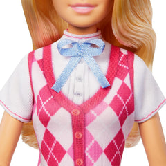 Barbie Puppe Malibu“ und Zubehör von Barbie Mysteries: Das geheimnisvolle Pferdeabenteuer“, inklusive Modepuppe, abnehmbarem Reitoutfit und Helm, HXJ38