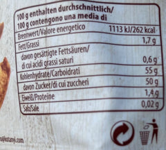 Kotanyi getrocknete Apfelstücke mit Zimt, 100 % natürlich, 9 x 40 Gramm Dehydrierte Produkte Naty Shop