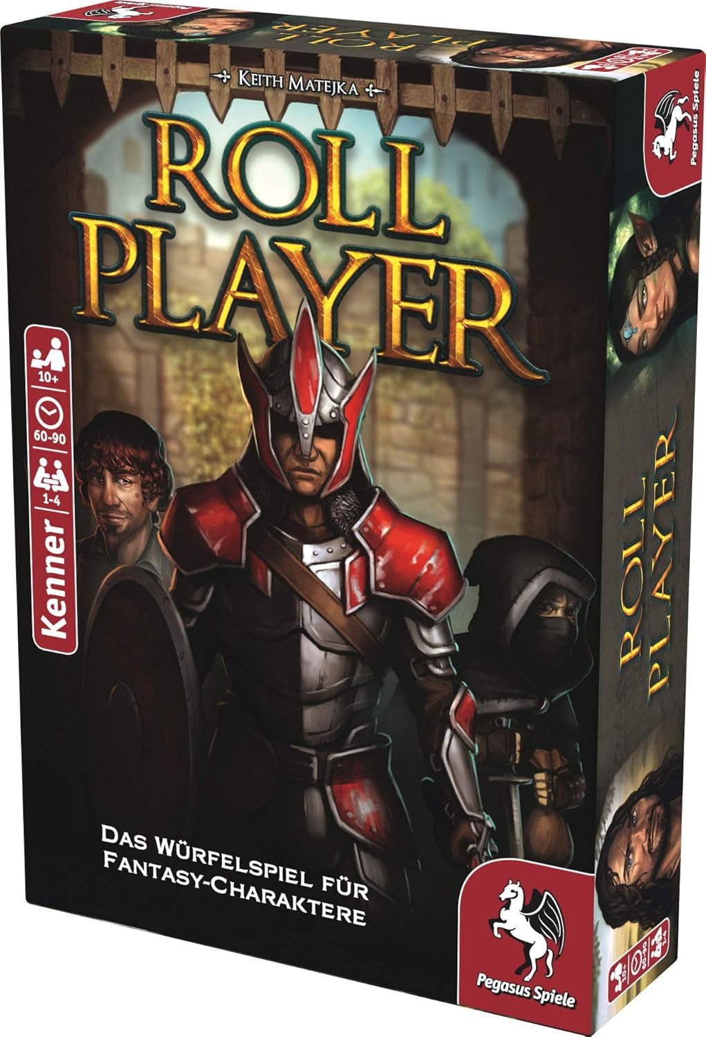 Pegasus Spiele 51305G - Roll Player (ediție germană), Colorat