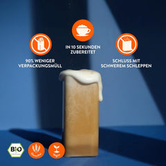 Blue Farm Barista Oat Base für bis zu zu 8L zum selbermischen – Bio Haferdrink Barista Edition – Milchalternative ohne Zusatzstoffe und Zuckerzusatz – Vegan und Glutenfrei – 90% weniger Verpackungsmüll