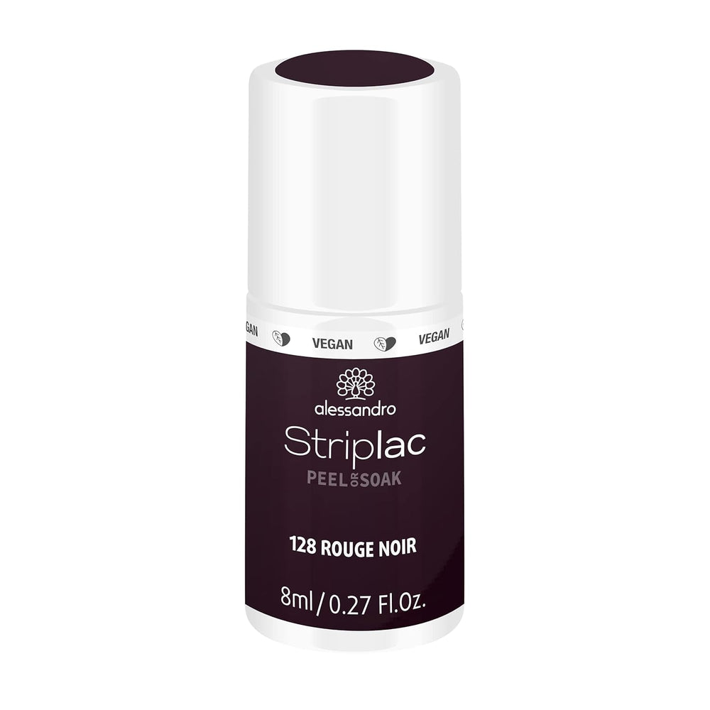 Oja UV alessandro Striplac Elegant Ruby – Delicată și de lungă durată – Îndepărtare ușoară datorită tehnologiei de îndepărtare peel-off – Vegană și cruelty-free – 8 ml