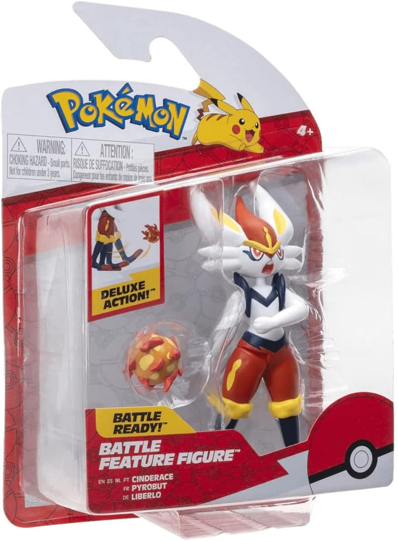 Pokémon PKW0164 – Battle Feature Figure – Liberlo Offizielle bewegliche Figur 11,5 cm Actionfiguren Naty Shop