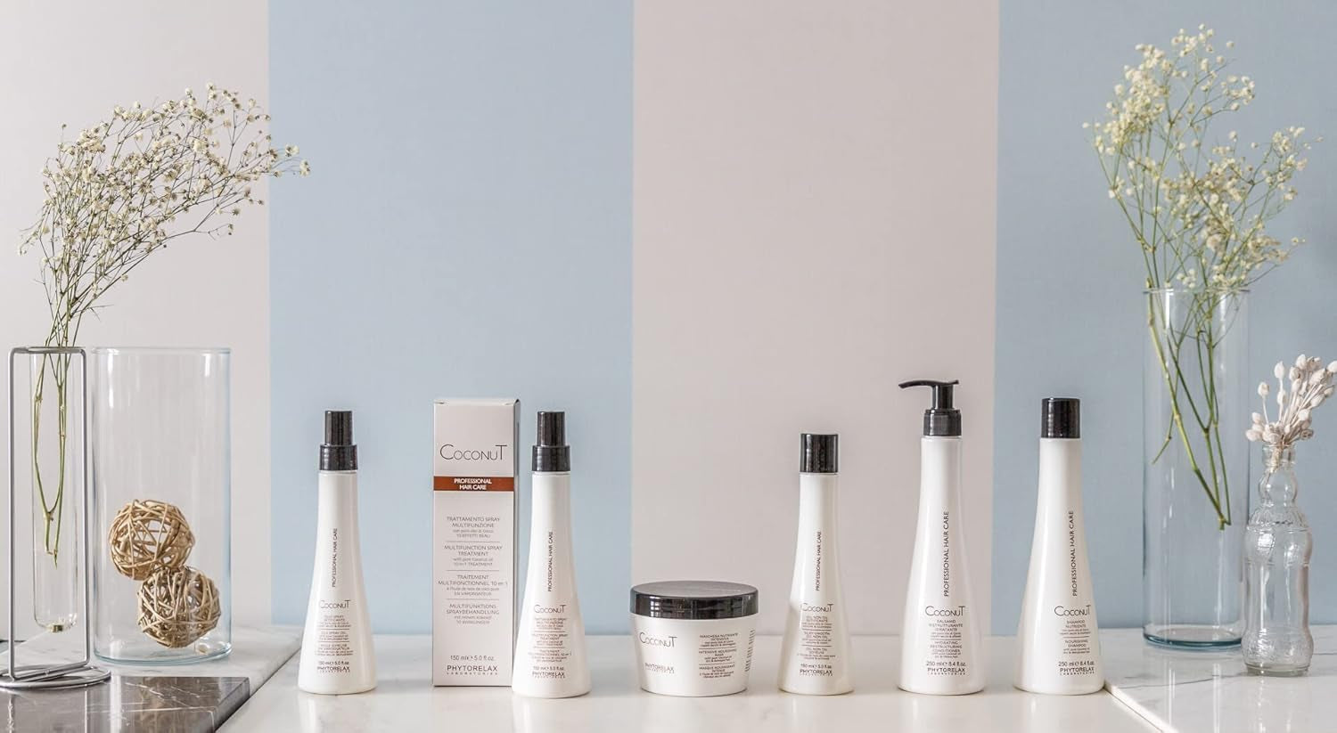 Mască nutritivă intensivă pentru păr Phytorelax cu ulei de nucă de cocos, 1 pachet (1 x 250 ml) Masca de par Naty Shop