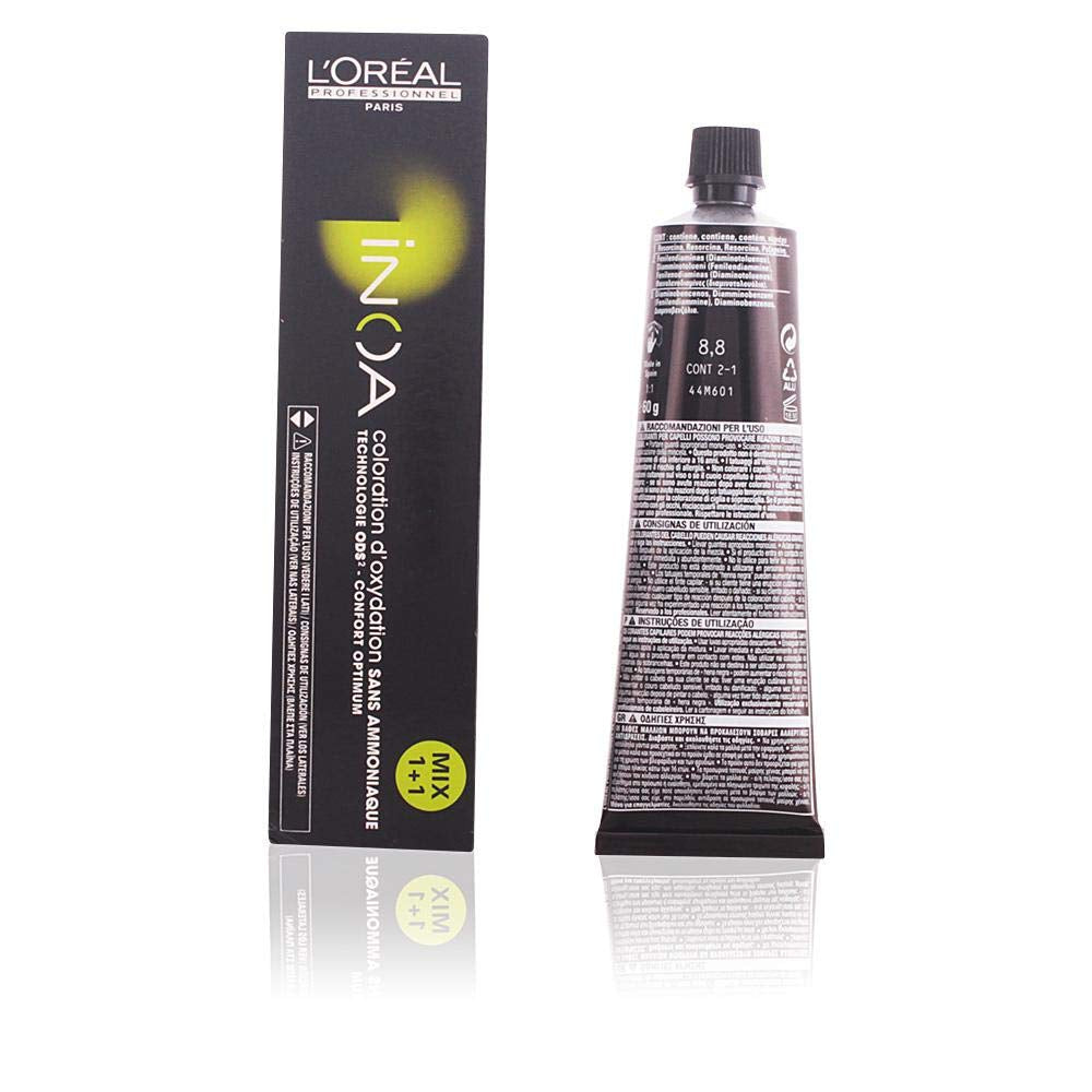 L'Oréal Professionnel INOA Colorație oxidativă fără amoniac 4 maro mediu, 1 pachet, (1x 60 ml) Vopsea pentru par Naty Shop 8.8 Biondo Chiaro 1 bucată (pachet de 1)