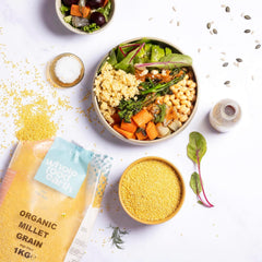Mei organic Wholefood Earth 2 kg | Fără OMG | Vegan | Bogat în fibre | Certificat organic