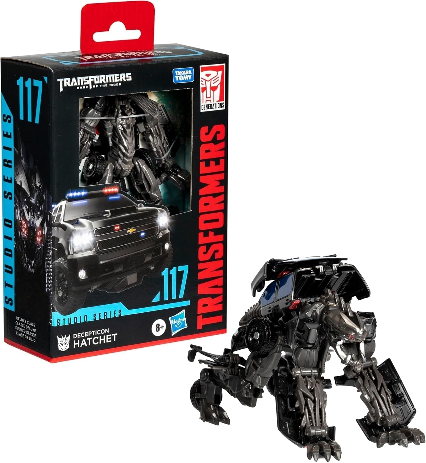 Transformers Studio Series Deluxe-Klasse Transformers: The Dark Side of the Moon 94 Decepticon Hatchet Actionfigur Actionfiguren Naty Shop