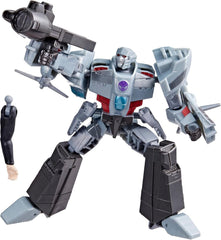 Transformers Earthspark Deluxe Class Megatron Spielzeug 12,5 cm große Actionfigur Roboterspielzeug für Kinder ab 6 Jahren Actionfiguren Naty Shop Classic